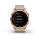 fēnix 7S Sapphire Solar - Rose Gold Titanium with Limestone Leather Band - 42mm - Sapphire Solar - 010-02539-35 - Garmin